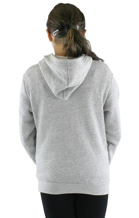 Royal Apparel 25025 Youth Triblend Fleece Pullover Hoodie - Tri Ash