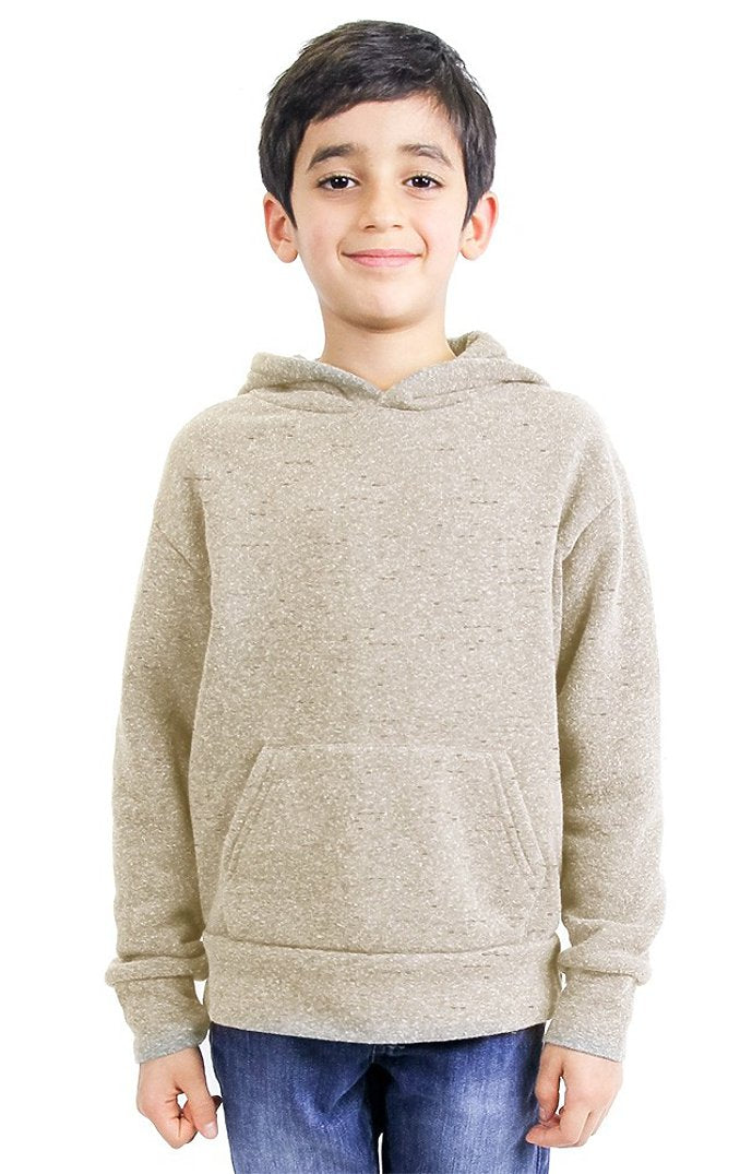 Royal Apparel 25025 Youth Triblend Fleece Pullover Hoodie - Tri Oatmeal