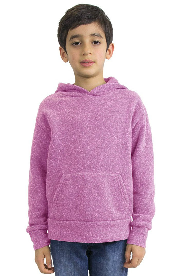 Royal Apparel 25025 Youth Triblend Fleece Pullover Hoodie - Tri Purple