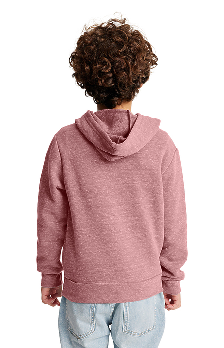 Royal Apparel 25025 Youth Triblend Fleece Pullover Hoodie - Tri Desert Rose