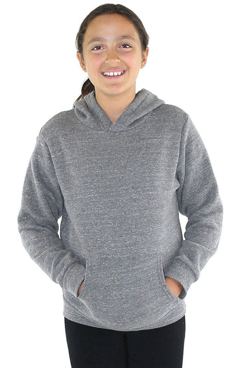 Royal Apparel 25025 Youth Triblend Fleece Pullover Hoodie - Tri Vintage Grey