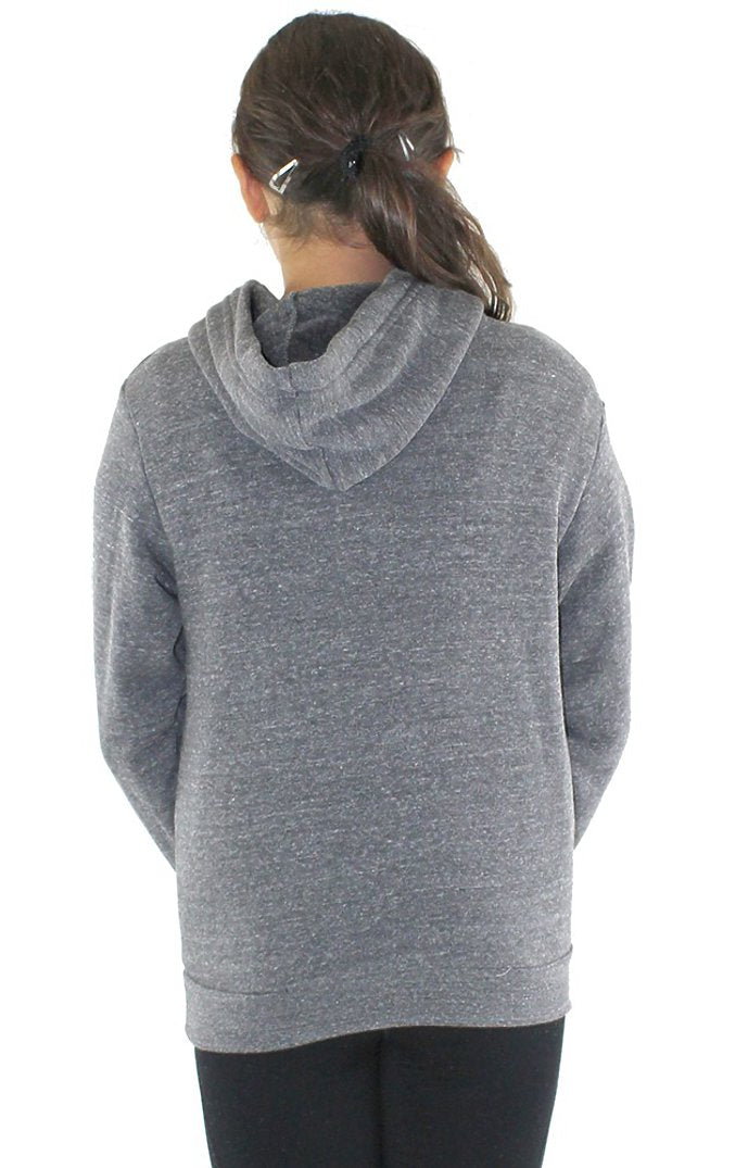 Royal Apparel 25025 Youth Triblend Fleece Pullover Hoodie - Tri Vintage Grey