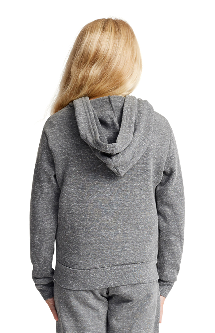 Royal Apparel 25025 Youth Triblend Fleece Pullover Hoodie - Tri Vintage Grey