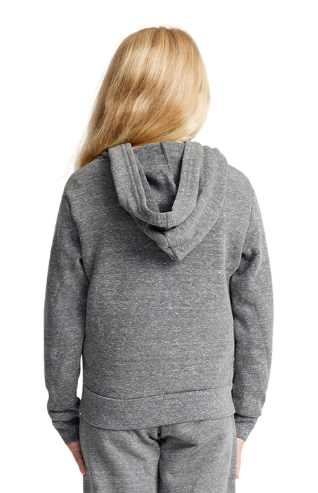 Royal Apparel 25025 Youth Triblend Fleece Pullover Hoodie - Tri Vintage Grey