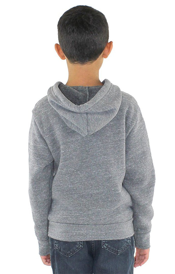 Royal Apparel 25025 Youth Triblend Fleece Pullover Hoodie - Tri Vintage Grey