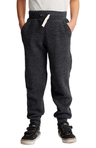 Royal Apparel 25027 Youth Triblend Fleece Jogger Sweatpant - Tri Onyx