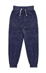 Royal Apparel 25027 Youth Triblend Fleece Jogger Sweatpant - Tri Denim Navy