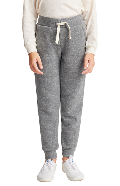 Royal Apparel 25027 Youth Triblend Fleece Jogger Sweatpant - Tri Vintage Grey