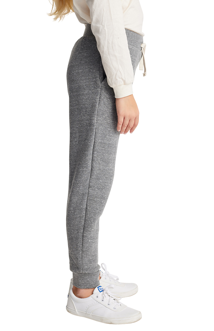 Royal Apparel 25027 Youth Triblend Fleece Jogger Sweatpant - Tri Vintage Grey