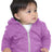 Royal Apparel 25030 Infant Triblend Fleece Zip Hoodie - Tri Purple