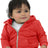 Royal Apparel 25030 Infant Triblend Fleece Zip Hoodie - Tri Red