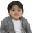 Royal Apparel 25030 Infant Triblend Fleece Zip Hoodie - Tri Vintage Grey