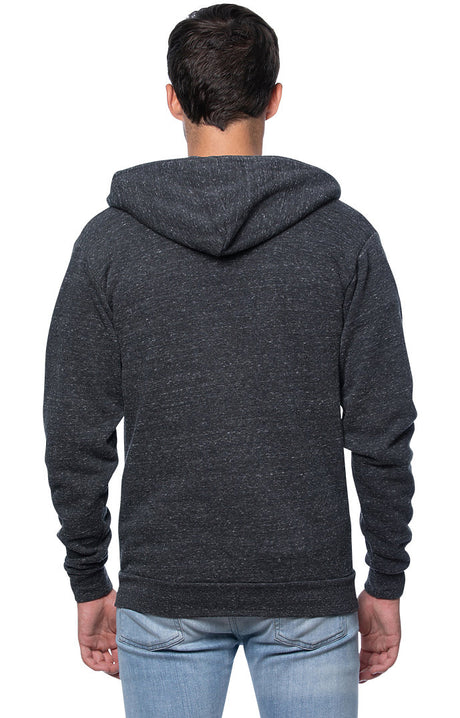 Royal Apparel 25050 Unisex Triblend Fleece Zip Hoodie - Tri Onyx