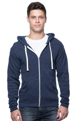 Royal Apparel 25050 Unisex Triblend Fleece Zip Hoodie - Tri Denim Navy