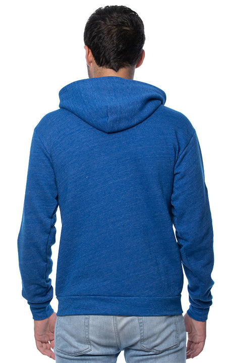 Royal Apparel 25050 Unisex Triblend Fleece Zip Hoodie - Tri Deep Royal