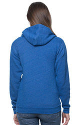 Royal Apparel 25050 Unisex Triblend Fleece Zip Hoodie - Tri Deep Royal
