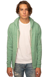 Royal Apparel 25050 Unisex Triblend Fleece Zip Hoodie - Tri Kelly