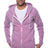 Royal Apparel 25050 Unisex Triblend Fleece Zip Hoodie - Tri Purple