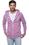 Royal Apparel 25050 Unisex Triblend Fleece Zip Hoodie - Tri Purple
