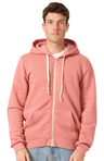 Royal Apparel 25050 Unisex Triblend Fleece Zip Hoodie - Tri Desert Rose