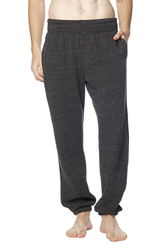 Royal Apparel 25054 Unisex Triblend Fleece Lounge Sweatpant - Tri Onyx