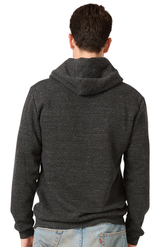 Royal Apparel 25055 Unisex Triblend Fleece Pullover Hoodie - Tri Onyx