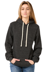 Royal Apparel 25055 Unisex Triblend Fleece Pullover Hoodie - Tri Onyx