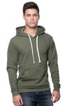Royal Apparel 25055 Unisex Triblend Fleece Pullover Hoodie - Tri Army