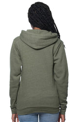 Royal Apparel 25055 Unisex Triblend Fleece Pullover Hoodie - Tri Army