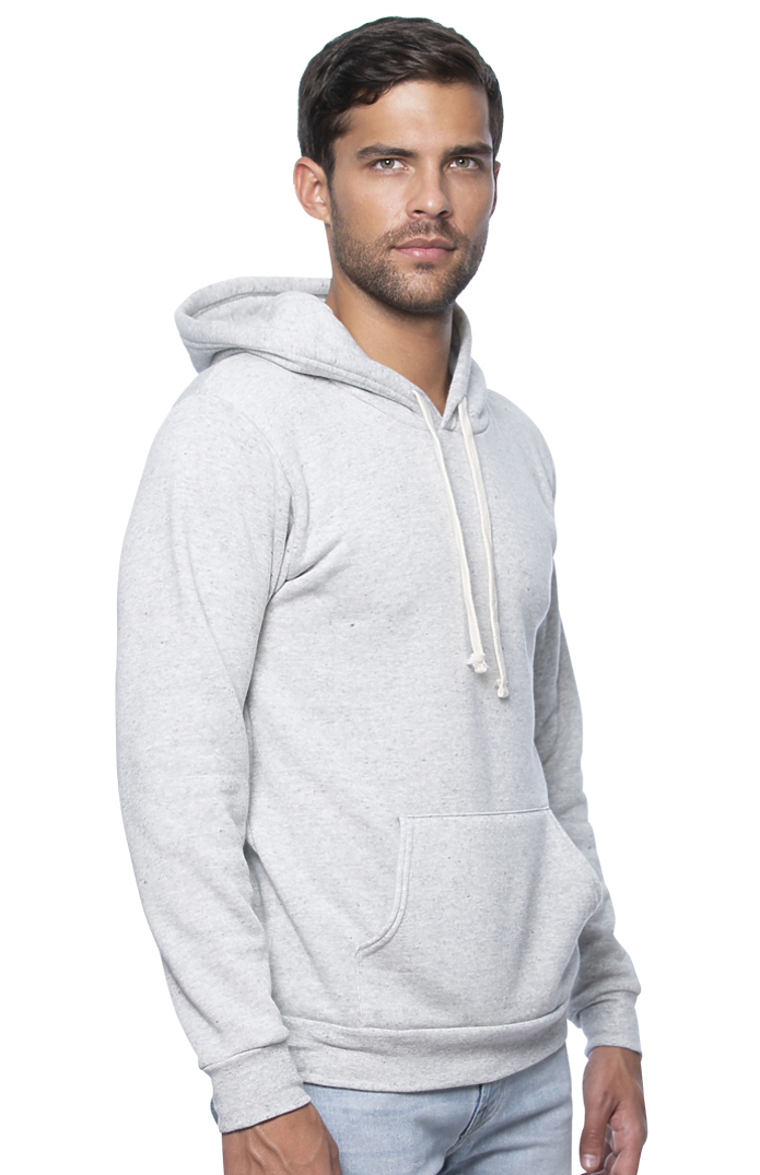 Royal Apparel 25055 Unisex Triblend Fleece Pullover Hoodie - Tri Ash