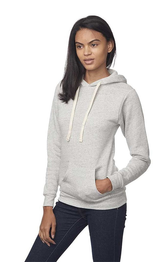 Royal Apparel 25055 Unisex Triblend Fleece Pullover Hoodie - Tri Ash