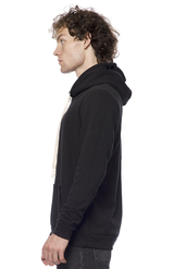 Royal Apparel 25055 Unisex Triblend Fleece Pullover Hoodie - Tri Black