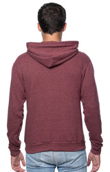 Royal Apparel 25055 Unisex Triblend Fleece Pullover Hoodie - Tri Burgundy