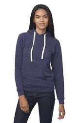 Royal Apparel 25055 Unisex Triblend Fleece Pullover Hoodie - Tri Denim Navy