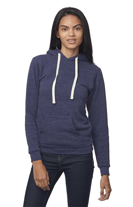 Royal Apparel 25055 Unisex Triblend Fleece Pullover Hoodie - Tri Denim Navy