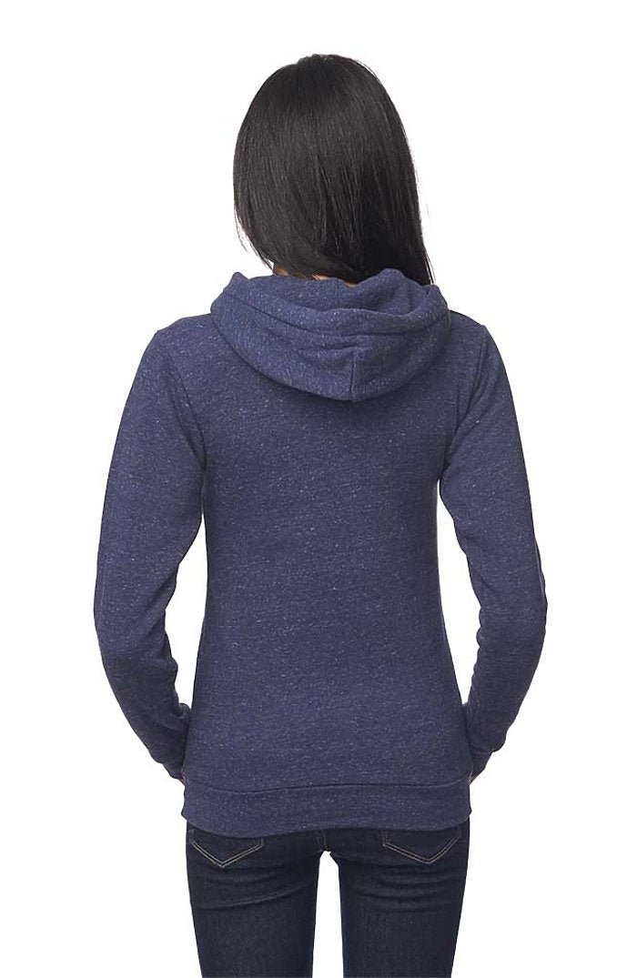 Royal Apparel 25055 Unisex Triblend Fleece Pullover Hoodie - Tri Denim Navy