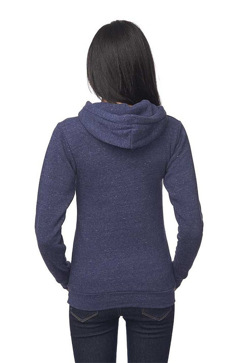 Royal Apparel 25055 Unisex Triblend Fleece Pullover Hoodie - Tri Denim Navy