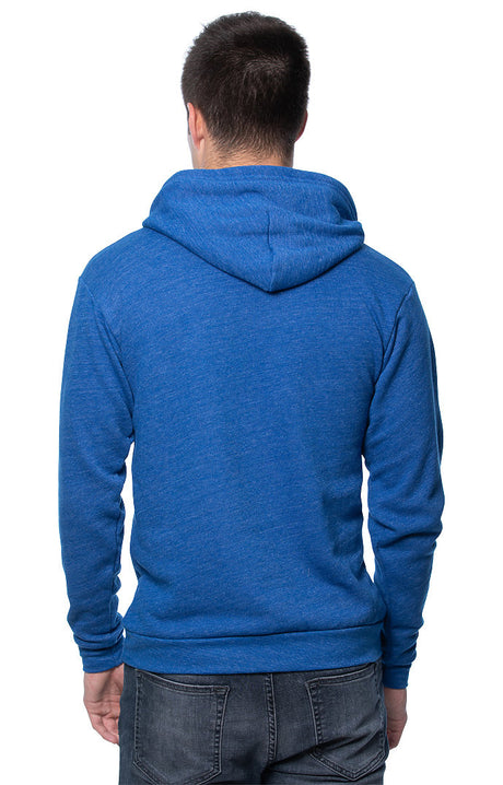 Royal Apparel 25055 Unisex Triblend Fleece Pullover Hoodie - Tri Deep Royal