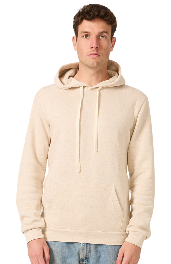 Royal Apparel 25055 Unisex Triblend Fleece Pullover Hoodie - Tri Oatmeal