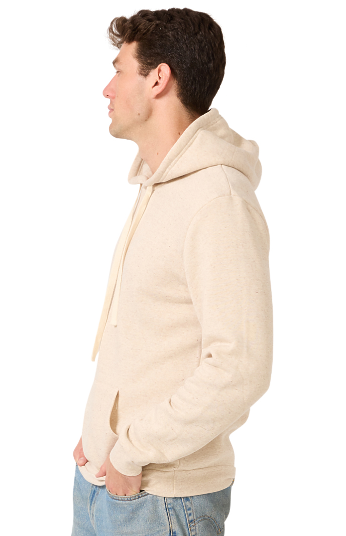Royal Apparel 25055 Unisex Triblend Fleece Pullover Hoodie - Tri Oatmeal