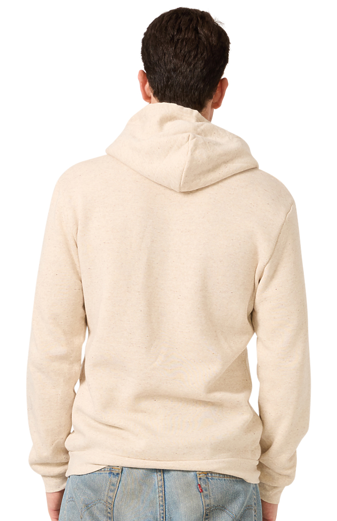 Royal Apparel 25055 Unisex Triblend Fleece Pullover Hoodie - Tri Oatmeal