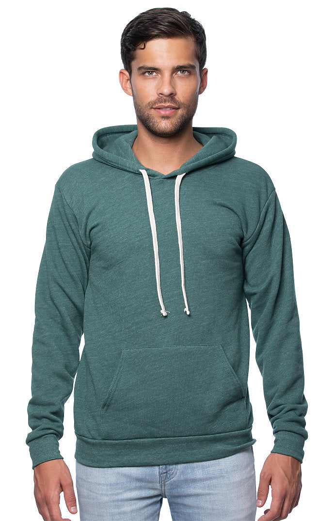 Royal Apparel 25055 Unisex Triblend Fleece Pullover Hoodie - Tri Pine