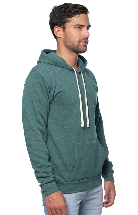 Royal Apparel 25055 Unisex Triblend Fleece Pullover Hoodie - Tri Pine