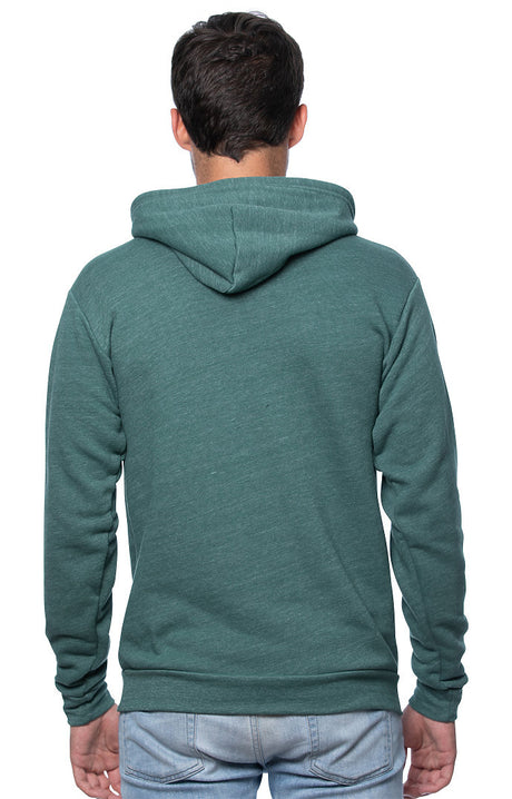 Royal Apparel 25055 Unisex Triblend Fleece Pullover Hoodie - Tri Pine