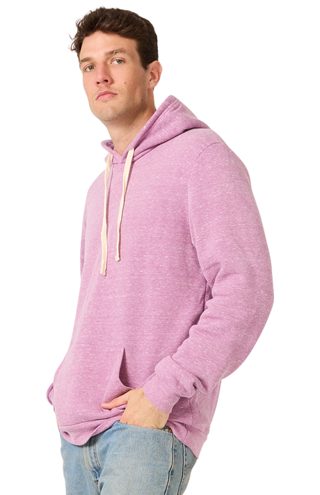 Royal Apparel 25055 Unisex Triblend Fleece Pullover Hoodie - Tri Purple