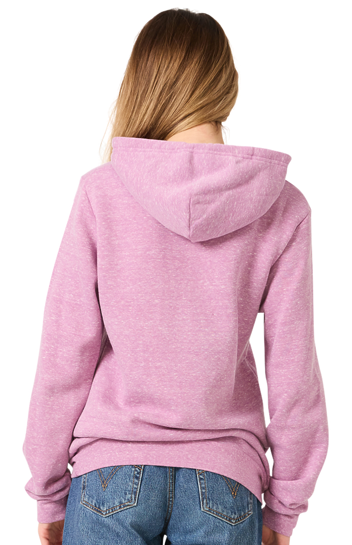 Royal Apparel 25055 Unisex Triblend Fleece Pullover Hoodie - Tri Purple