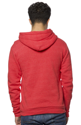 Royal Apparel 25055 Unisex Triblend Fleece Pullover Hoodie - Tri Red
