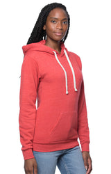 Royal Apparel 25055 Unisex Triblend Fleece Pullover Hoodie - Tri Red
