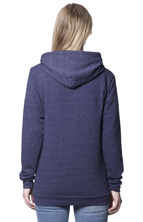 Royal Apparel 25055 Unisex Triblend Fleece Pullover Hoodie - Tri True Navy