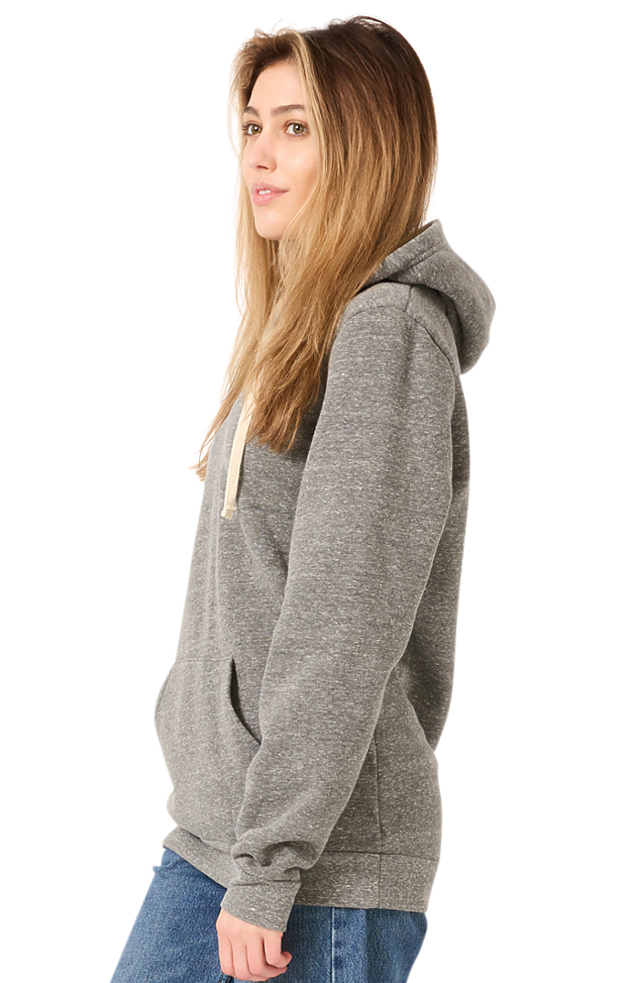 Royal Apparel 25055 Unisex Triblend Fleece Pullover Hoodie - Tri Vintage Grey